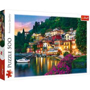 Puzzle 500 Teile Comer See in Italien, Puzzleformat 480x340mm