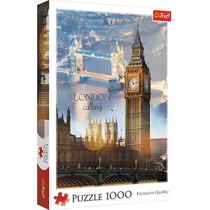 Puzzle 1000 Teile London im Morgengrauen, Puzzleformat 683x480mm