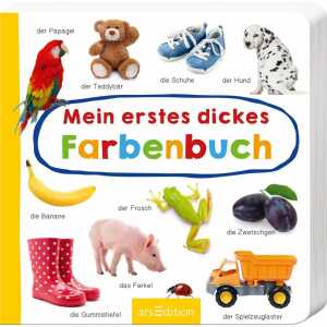 ARS EDITION Mein erstes dickes Farbenbuch, ab 1 Jahr Ars Edition