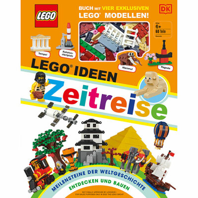 DORLING KINDERS  Buch Lego Ideen Zeitreise  Buch mit vier exklusiven LEGO® Modellen. Meilensteine, der Weltgeschichte entdecken und bauen, Dorling Kindersley