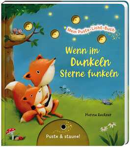 Mein Puste Licht Buch Wenn im Dunkeln Sterne, funkeln mit Puste Licht,