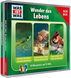 CD Was ist Was 3er Box Wunder des Lebens, ab 6 Jahren,