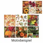 IDENA Idena Servietten 33x33cm 20St. Herbstmotive sort.