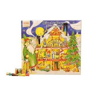 ZWETZ,HERMANN Adventskalender KNOX 24 Räucherkerzen sortiert