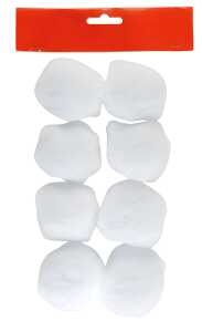 Iden-Berlin Dekoschneebälle Ø 6cm 8er Beutel