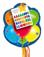 Amscan P19628 - Pinata Luftballons personalisierbar, 43,8...