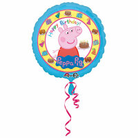 „Peppa Pig Happy Birthday“-Folienballon von...