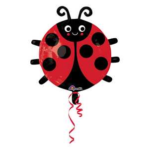 AMSCAN EUROPE Folienballon 45x48cm Marienkäfer