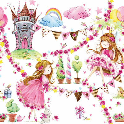 JET PAPIER GMBH  Servietten 20er 33x33cm  Fary Tale princess, ti-flair