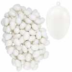 IDENA Idena Kunststoffeier 6cm 100er weiß mit...