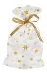 Bodenbeutel PP 10er 11x19cm goldenen Sterne transparent...