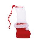 IDENA Idena Nikolausstiefel rot beflockt 3,2x5,7x5cm
