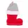 IDENA Idena Nikolausstiefel rot beflockt, 8cm