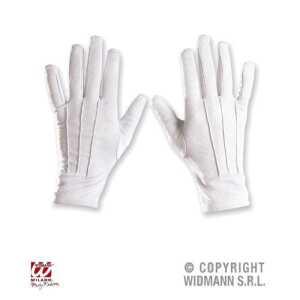 WIDMANN S.R.L. Handschuhe weiß One Size für Erwachsene