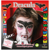 EULENSPIEGEL  Motivschminke Dracula  4 Farben, Pinsel