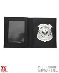 WIDMANN S.R.L. Polizeiabzeichen in Brieftasche