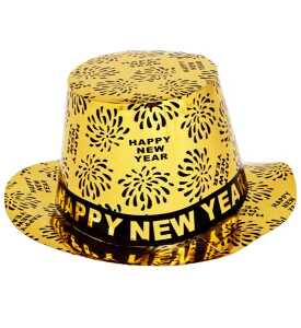 WIDMANN S.R.L. Zylinder Happy New Year Gold