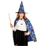 WIDMANN S.R.L. Kinderkostüm-Set Zauberer Umhang und Hut
