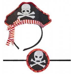 WIDMANN S.R.L. Mini Piraten Set Kopfteil & Augenmaske