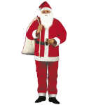 Weihnachtsmann, 1 Size Kasack, Hose, Gürtel, Hut,...