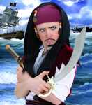 WIDMANN S.R.L. Kinderperücke Pirat