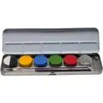 EULENSPIEGEL Schminkpalette 6er Kombi 6 Farben, Glitzer,...