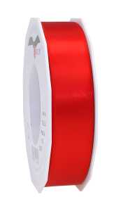 C.E. PATTBERG Geschenkband Satin rot 25mm x 25m