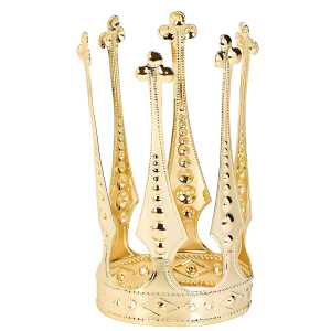 WIDMANN S.R.L. Goldkrone Prinzessin aus Aluminium