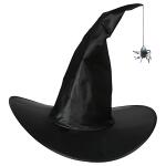WIDMANN S.R.L. Hexenhut Satin modellierbar mit Spinne