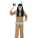 WIDMANN S.R.L. Indian Boy, 140cm Coat, Hose, Stirnband