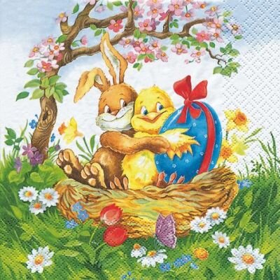 CARL DIETRICH  Servietten 20er 33x33cm  Easter Friends, Home Fashion