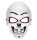 WIDMANN S.R.L. Totenkopfmaske De Los Muertos