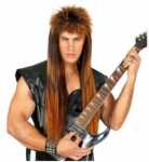 WIDMANN S.R.L. Perücke Vokuhila Rocker, Rockstar
