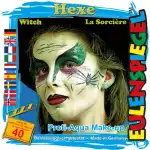 EULENSPIEGEL Motivschminke Hexe 4 Farben, Pinsel