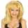 Perücke Flirty blond im Beutel, mittellang Frauenperücke Flirty blond