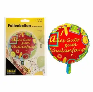 IDENA Idena Folienballon 45cm Schulanfang