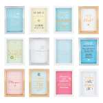 Bilderrahmen Holz mit Text Komplimente, weiß,...