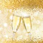 BRAUN & COMPANY Serviette 33x33cm Sparkling Moment,...