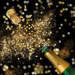 BRAUN & COMPANY Serviette 33x33cm Champagnerfest,...