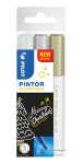 Pilot Marker Pintor Extra Fein 3er Set Weihnachten,