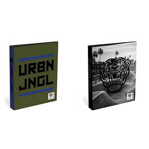 LANNOO Ringbuch A4 4 Ringe Urban Jungle sortiert, Rückenbreite 45mm