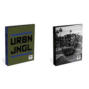 LANNOO Ringbuch A4 2 Ringe Urban Jungle sortiert, Rückenbreite 45mm