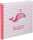 Babyalbum 28x31cm Waal rosa, Buchalbum zum Einkleben, 50 weiße Seiten