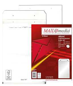 MAILmedia Luftpolster-Versandtasche n, Typ 16/F, weiß, 21 g (8711021)