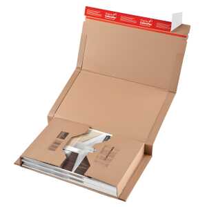 ColomPac Versandverpackung zum Wickeln 302x215x80 mm (A4), braun