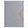 Eckspannermappe A4 PP Urban Chic grau mit 3 Klappen