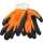 Arbeitshandschuhe M - XXL Heavy Duty orange schwarz,
