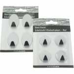 OSMA-WERM GMBH Haken selbstklebend 4er Edelstahl...