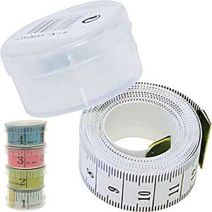 OSMA-WERM GMBH Maßband 150cm farbig transparente Box 5x2cm