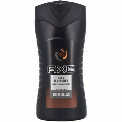 OSMA-WERM GMBH  Duschgel Axe 250ml  Dark Temptation, für Männer, Duftmix aus heißer Schokolade,, Amber und roten Pfefferkörnern